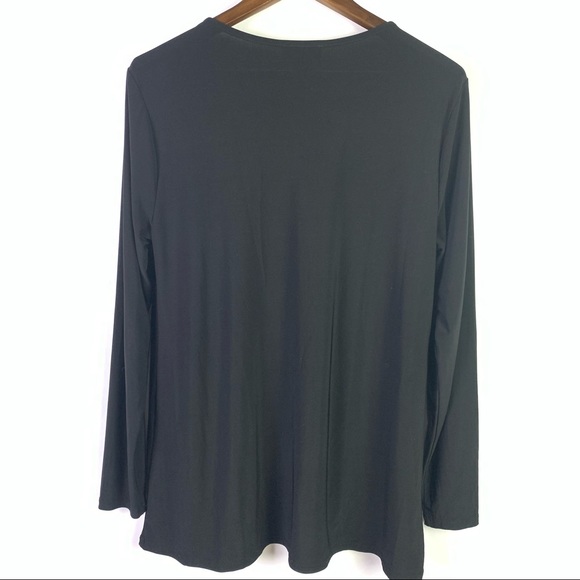 Carmen V-Neck Beaded Long Sleeve Blouse Size XL - Picture 3 of 3